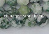 CAA1022 15.5 inches 10mm faceted nuggets tree agate beads