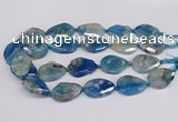 CAA1178 15.5 inches 22*30mm - 25*35mm faceted freeform sakura agate beads
