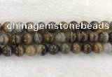 CAA1826 15.5 inches 16mm round banded agate gemstone beads