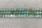 CAA1842 15.5 inches 8mm round banded agate gemstone beads
