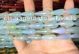 CAA2056 15.5 inches 8*20mm teardrop agate beads wholesale
