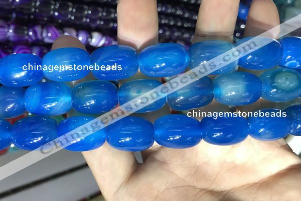 CAA2132 15.5 inches 13*18mm drum agate beads wholesale