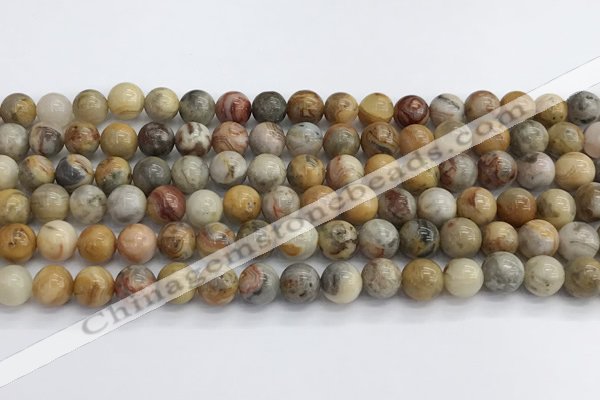 CAA2350 15.5 inches 8mm round crazy lace agate beads wholesale