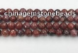 CAA3631 15.5 inches 10mm faceted round Portuguese agate beads