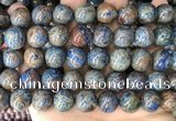 CAA4014 15.5 inches 16mm round blue crazy lace agate beads