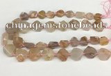 CAA4043 15.5 inches 18*25mm - 22*25mm nuggets sakura agate beads