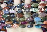 CAA4449 15.5 inches 10*14mm marquise dragon veins agate beads