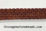 CAA5352 15.5 inches 10*14mm drum agate gemstone beads