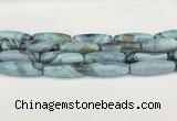 CAA5397 15.5 inches 13*40mm rice agate gemstone beads