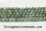 CAA5416 15.5 inches 10mm round agate gemstone beads