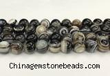CAA5427 15.5 inches 14mm round agate gemstone beads