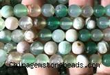 CAA6248 15 inches 10mm round green sakura agate beads
