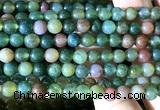 CAA6251 15 inches 6mm round Indian agate beads wholesale
