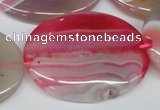 CAA918 15.5 inches 30*40mm oval agate gemstone beads
