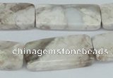 CAB113 15.5 inches 15*30mm rectangle natural brazil agate beads