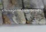 CAB120 15.5 inches 25*25mm square natural brazil agate gemstone beads