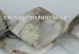 CAB124 15.5 inches 30*30mm diamond natural brazil agate beads