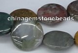 CAB367 15.5 inches 20mm flat round ocean agate gemstone beads
