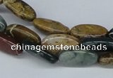 CAB370 15.5 inches 9*18mm oval ocean agate gemstone beads wholesale