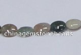 CAB456 15.5 inches 8*10mm oval indian agate gemstone beads wholesale