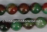 CAG1003 15.5 inches 14mm round rainbow agate beads wholesale