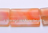 CAG274 30*40mm rectangle agate  gemstone beads Wholesale