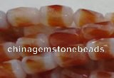 CAG407 15.5 inches 14*20mm faceted column agate beads Wholesale
