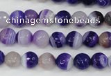 CAG4511 15.5 inches 8mm faceted round agate beads wholesale