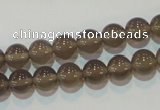 CAG5241 15.5 inches 8mm round Brazilian grey agate beads wholesale