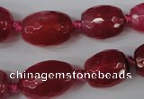 CAG5404 10*14mm – 20*30mm faceted drum dragon veins agate beads
