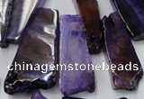 CAG5453 15.5 inches 12*28mm - 22*60mm freeform agate gemstone beads