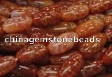 CAG606 15.5 inches 15*20mm rice natural fire agate beads wholesale
