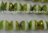 CAG6359 15 inches 10mm faceted round tibetan agate gemstone beads