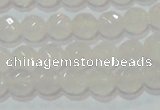 CAG6512 15.5 inches 8mm faceted round Brazilian white agate beads