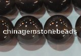 CAG6532 15.5 inches 18mm round Brazilian grey agate beads