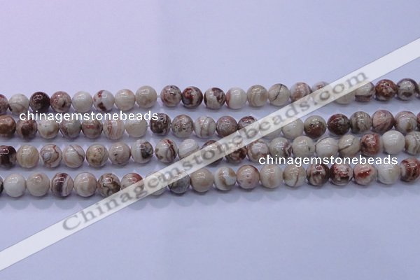 CAG6661 15.5 inches 6mm round Mexican crazy lace agate beads