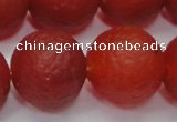 CAG6704 15 inches 16mm round red pilates agate beads