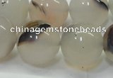 CAG6764 15 inches 14mm round Montana agate beads wholesale