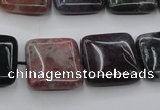 CAG6778 15.5 inches 12*12mm square Indian agate beads wholesale
