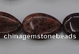 CAG6807 15.5 inches 18*25mm flat teardrop Indian agate beads