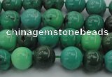 CAG7905 15.5 inches 8mm round grass agate beads wholesale