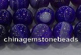 CAG9172 15.5 inches 10mm round line agate beads wholesale