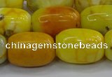 CAG9541 15.5 inches 13*18mm drum dragon veins agate beads
