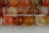 CAG9562 15.5 inches 8mm round red botswana agate gemstone beads