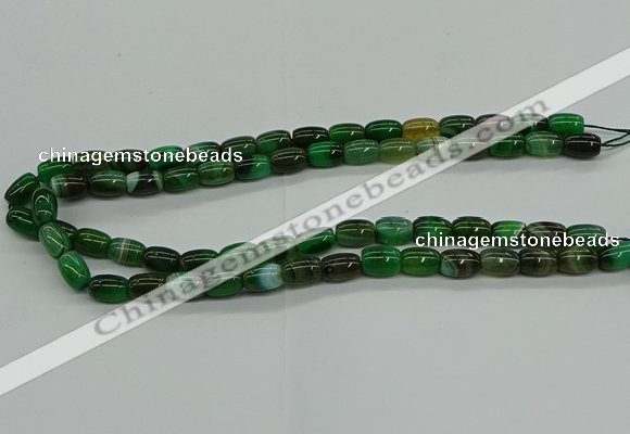 CAG9625 15.5 inches 8*12mm drum dragon veins agate beads wholesale