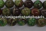 CAG9645 15.5 inches 6mm round ocean agate gemstone beads wholesale