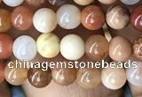 CAG9804 15.5 inches 4mm round wood agate beads wholesale