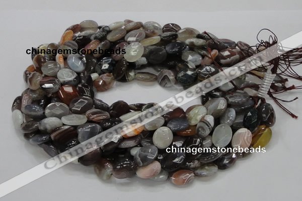 CAG987 15.5 inches 20*30mm faceted oval botswana agate beads