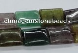 CAJ210 15.5 inches 12*16mm rectangle Indian aventurine jade beads