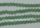 CAJ400 15.5 inches 4mm round green aventurine beads wholesale